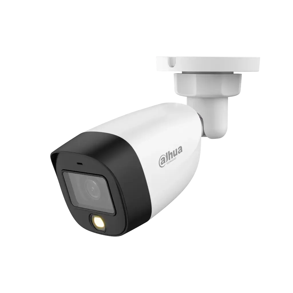 DH-HAC-HFW1239CN-A-LED-0280B-S3. Cámara Dahua bullet HDCVI 2MP Full Color lente fijo de 2.8mm iluminador de hasta 20m  